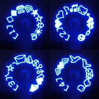 2 (1) พัดลม LED พัดลมเชียร์ คอนเสิร์ต สั่งทำตามแบบ