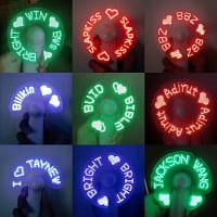 3 (1) พัดลม LED พัดลมเชียร์ คอนเสิร์ต สั่งทำตามแบบ