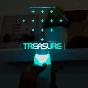 แท่งไฟ ป้ายไฟ Treasure